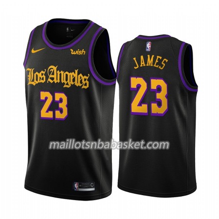 Maillot Homme Los Angeles Lakers LeBron James 23 2019-20 Nike City Creative Swingman